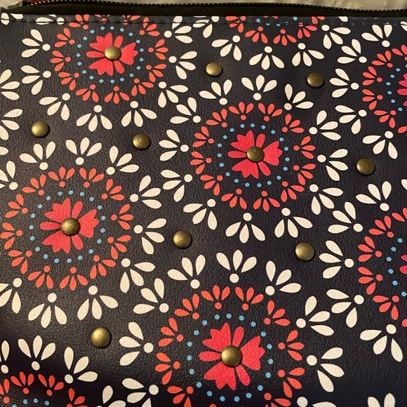 Rare Leather Vintage Colorful Boho Crossbody/Clutch Purse - Picture 6 of 9